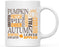 Andaz Press Autumn 11oz. Coffee Mug Gift, Pumpkin Patch Cider Autumn Collage-Set of 1-Andaz Press-Pumpkin Patch Cider Autumn Collage-