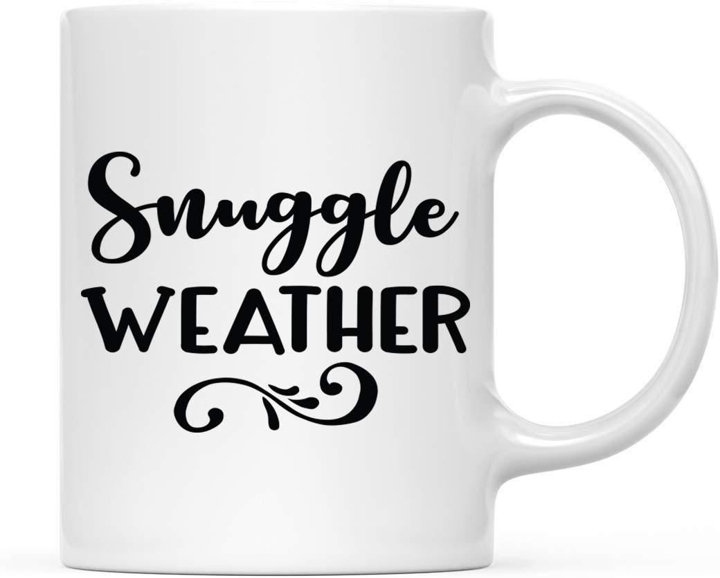 Andaz Press Autumn 11oz. Coffee Mug Gift, Snuggle Weather-Set of 1-Andaz Press-Snuggle Weather-
