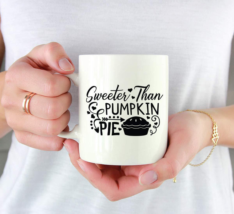 Andaz Press Autumn 11oz. Coffee Mug Gift, Sweeter Than Pumpkin Pie-Set of 1-Andaz Press-Sweeter Than Pumpkin Pie-