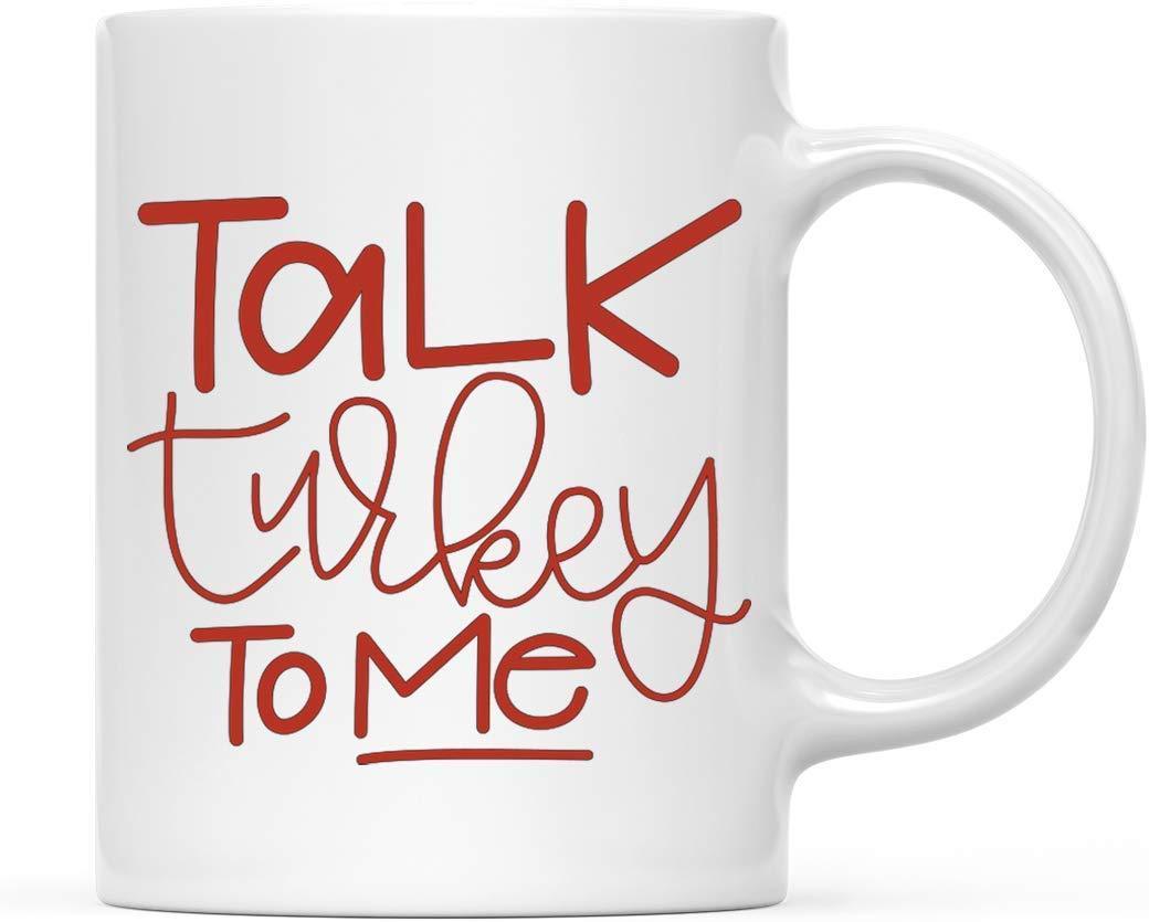 Andaz Press Autumn 11oz. Coffee Mug Gift, Talk Turkey to Me-Set of 1-Andaz Press-Talk Turkey to Me-