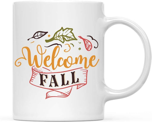 Andaz Press Autumn 11oz. Coffee Mug Gift, Welcome Fall-Set of 1-Andaz Press-Welcome Fall-