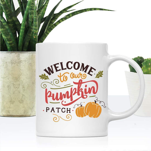 Andaz Press Autumn 11oz. Coffee Mug Gift, Welcome to Our Pumpkin Patch-Set of 1-Andaz Press-Welcome to Our Pumpkin Patch-