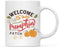 Andaz Press Autumn 11oz. Coffee Mug Gift, Welcome to Our Pumpkin Patch-Set of 1-Andaz Press-Welcome to Our Pumpkin Patch-