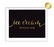 Andaz Press Black and Metallic Gold Wedding Favor Signs-Set of 1-Andaz Press-Please Take One-