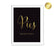 Andaz Press Black and Metallic Gold Wedding Favor Signs-Set of 1-Andaz Press-Please Take One-