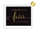 Andaz Press Black and Metallic Gold Wedding Favor Signs-Set of 1-Andaz Press-Please Take One-