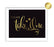 Andaz Press Black and Metallic Gold Wedding Favor Signs-Set of 1-Andaz Press-Please Take One-