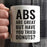 Andaz Press Fitness Coffee Mug Abs are Great But Have You Tried Donuts?-Set of 1-Andaz Press-Abs are Great But Have You Tried Donuts?-