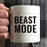 Andaz Press Fitness Coffee Mug Beast Mode-Set of 1-Andaz Press-Beast Mode-