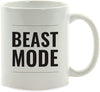 Andaz Press Fitness Coffee Mug Beast Mode-Set of 1-Andaz Press-Beast Mode-