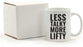 Andaz Press Fitness Coffee Mug Less Talky More Lifty-Set of 1-Andaz Press-Less Talky More Lifty-