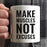 Andaz Press Fitness Coffee Mug Make Muscles Not Excuses-Set of 1-Andaz Press-Make Muscles Not Excuses-