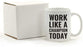 Andaz Press Fitness Coffee Mug Work Like a Champion Today-Set of 1-Andaz Press-Work Like a Champion-