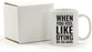 Andaz Press Fitness Coffee Mug You Can Take a Day Off When You're Dead-Set of 1-Andaz Press-You Can Take a Day Off When You're Dead-