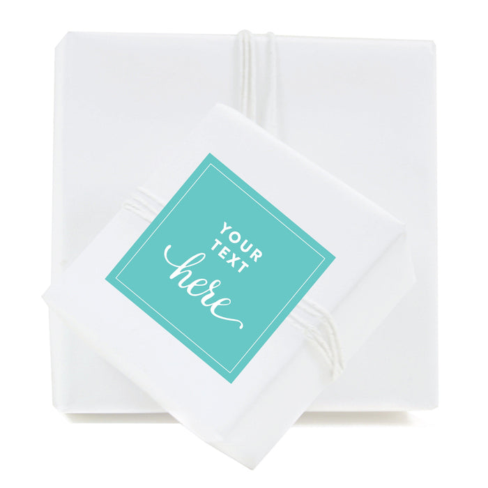 Andaz Press Fully Personalized Square Gift Label Stickers-Set of 1-Andaz Press-