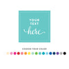 Andaz Press Fully Personalized Square Gift Label Stickers-Set of 1-Andaz Press-