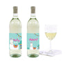 Andaz Press Llama and Cactus Baby Shower Party Wine Bottle Labels-Set of 8-Andaz Press-Apple Cider Bottle Label-