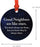 Andaz Press Metal Christmas Ornament, Good Neighbors are Like Stars, You Don't Always See Them, But You Know They're Always There, Purple Blue Galaxy-Set of 1-Andaz Press-Good Neighbors are Like Stars You Don't Always See Them But You Know They're Always There Purple Blue Galaxy-