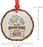 Andaz Press Real Wood Rustic Christmas Ornament, Engraved Wood Slab, I Love You to The Mountains and Back-Set of 1-Andaz Press-I Love You to The Mountains and Back-