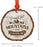 Andaz Press Real Wood Rustic Christmas Ornament, Engraved Wood Slab, I Most Go Mountains are Calling-Set of 1-Andaz Press-Mountains are Calling-