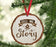 Andaz Press Real Wood Rustic Christmas Ornament, Engraved Wood Slab, Tell me a Story-Set of 1-Andaz Press-Tell me a Story-