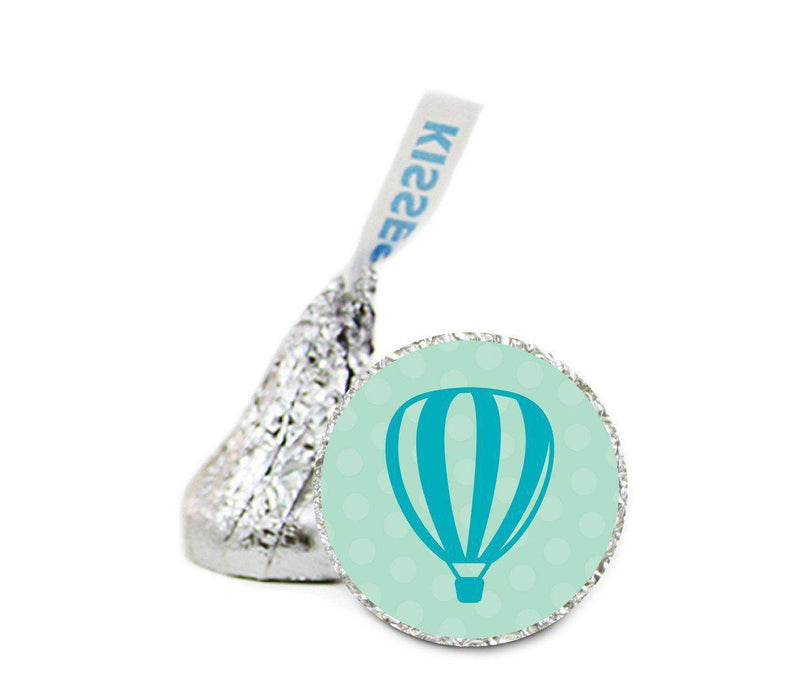 Animals & Shapes Hershey's Kisses Baby Shower Stickers-Set of 216-Andaz Press-Rubber Ducky-