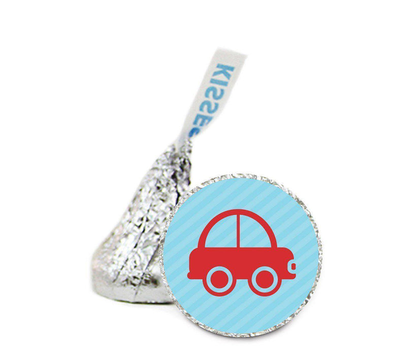 Animals & Shapes Hershey's Kisses Baby Shower Stickers-Set of 216-Andaz Press-Car-