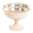 Antique Glass Compote Bowl Pedestal Flower Bowl Centerpiece, Set of 1-Set of 1-Koyal Wholesale-Rose Gold-7" D x 5" H-