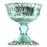 Antique Glass Compote Bowl Pedestal Flower Bowl Centerpiece, Set of 1-Set of 1-Koyal Wholesale-Aqua Blue-4.5" D x 4.5" H-