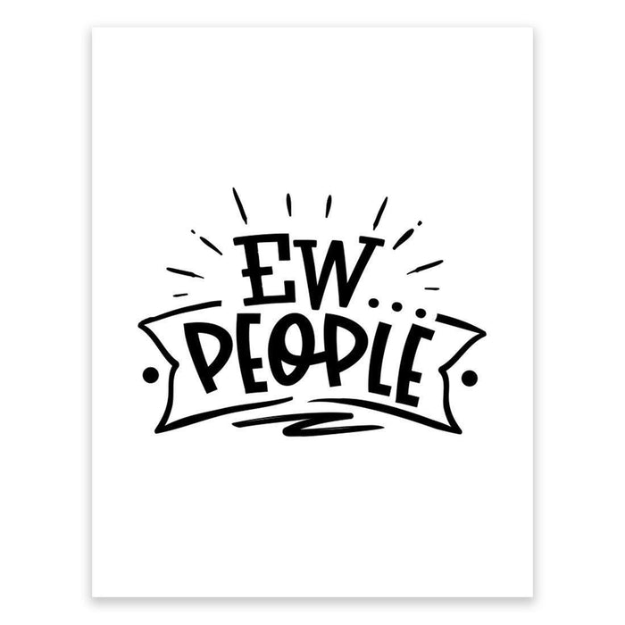 Antisocial Wall Art Collection-Set of 1-Andaz Press-Ew People-