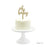Baby Shower Oh Baby Glitter Acrylic Cake Toppers-Set of 1-Andaz Press-Gold-