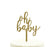 Baby Shower Oh Baby Glitter Acrylic Cake Toppers-Set of 1-Andaz Press-Gold-