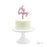 Baby Shower Oh Baby Glitter Acrylic Cake Toppers-Set of 1-Andaz Press-Gold-