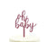 Baby Shower Oh Baby Glitter Acrylic Cake Toppers-Set of 1-Andaz Press-Gold-