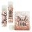 Bachelorette Faux Rose Gold Glitter Shimmer, Lip Balm Favors-Set of 12-Andaz Press-Bride Tribe-
