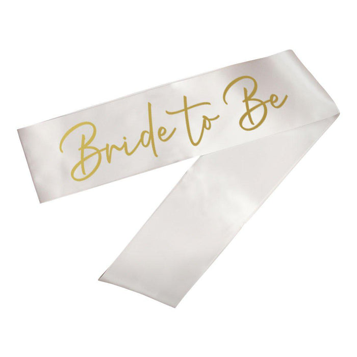 Bachelorette Party Sashes-Set of 1-Andaz Press-Bride To Be-