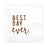 Best Day Ever Funny Cocktail Napkins-Set of 50-Andaz Press-Gold-