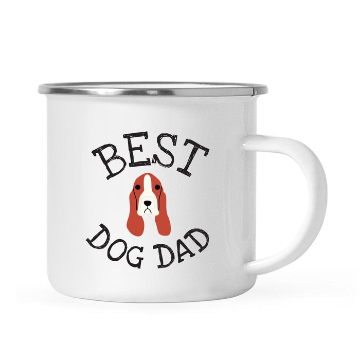 Best Dog Dad Campfire Coffee Tea Mug, Dog Graphic-Set of 1-Andaz Press-Great Dane-