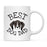 Best Dog Dad Dog Graphic Ceramic Coffee Mug-Set of 1-Andaz Press-Great Dane-