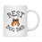 Best Dog Dad Dog Graphic Ceramic Coffee Mug-Set of 1-Andaz Press-Great Dane-