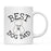 Best Dog Dad Dog Graphic Ceramic Coffee Mug-Set of 1-Andaz Press-Great Dane-