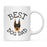 Best Dog Dad Dog Graphic Ceramic Coffee Mug-Set of 1-Andaz Press-Great Dane-