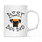 Best Dog Dad Dog Graphic Ceramic Coffee Mug-Set of 1-Andaz Press-Great Dane-