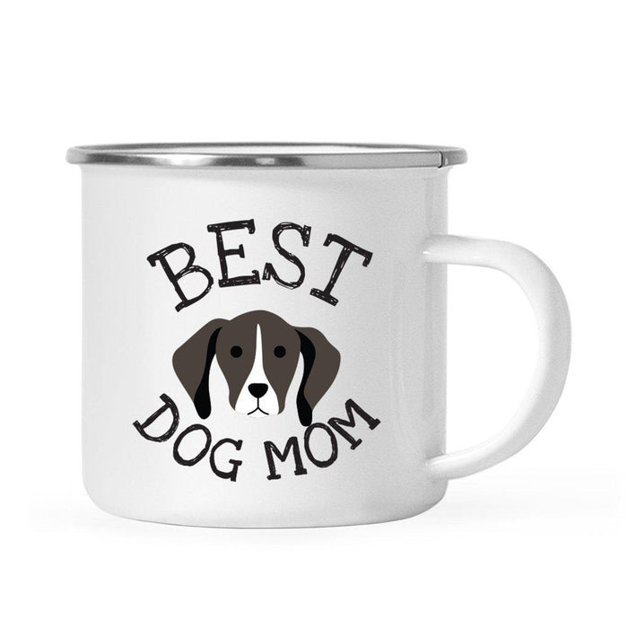 Best Dog Mom, Dog Graphic Campfire Coffee Mug-Set of 1-Andaz Press-Pointer-