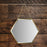 Beveled Hexagon Mirror for Wall Decor With Chain-Set of 1-Koyal Wholesale-Gold-