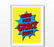 Bible Verses Religious Wall Art, Superhero Pop Art-Set of 1-Andaz Press-Grace Upon Grace Quotation, Bible John 1:16-