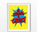 Bible Verses Religious Wall Art, Superhero Pop Art-Set of 1-Andaz Press-Be Strong in Grace Quotation, Bible 2 Timothy 2:1-