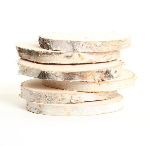 Birch Wedding Slices Disc Rounds-Sold By Case-Koyal Wholesale-5" D-