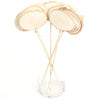 Birch Wood Table Numbers-Set of 6-Koyal Wholesale-4.75" x 13"-
