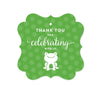 Birthday Fancy Frame Favor Gift Tags, Frog-Set of 24-Andaz Press-